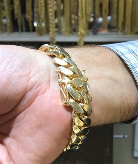 beaverbrooks gold bracelets|14 carat gold men's bracelet.